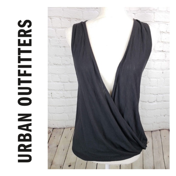 silence + noise Tops - Silence + Noise Halter Top Blouse Black Small